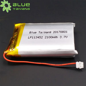 113452 3.7v 2100mah 충전식 이온 폴리머 리튬 폴리머 배터리 3.7v 2100mah lipo 배터리 - Product Image 3