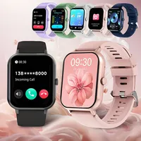 Reloj Inteligente P125 para Hombre y Mujer, con Función de Mensajes de Texto y Llamadas, Compatible con Android y iPhone