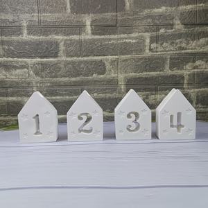 S0111 Ins Star <b>House</b> 3D Silicone Cake Mold Six Family Home Decor Figurines Ornaments for Cupcake Baking Bag Packed - Product Image 5