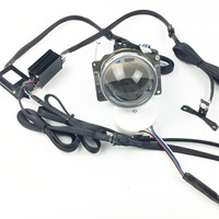 Objectif de projecteur bi-xénon double oeil d'ange oeil du diable 2.5 pouces 2.0 pouces