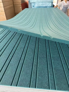 Panneaux acoustiques modernes rainurés, 48 couleurs disponibles, pour l'<span class=keywords><strong>isolation</strong></span> acoustique des murs/plafonds des hôtels et des maisons - Product Image 2
