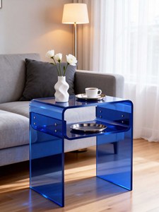 Mesa <span class=keywords><strong>de</strong></span> <span class=keywords><strong>Noche</strong></span> Contemporánea <span class=keywords><strong>de</strong></span> Acrílico Verde al por Mayor, Mesa <span class=keywords><strong>de</strong></span> Centro <span class=keywords><strong>Azul</strong></span> para Dormitorio y Sala <span class=keywords><strong>de</strong></span> Estar, Muebles <span class=keywords><strong>de</strong></span> Decoración para el Hogar - Product Image 1
