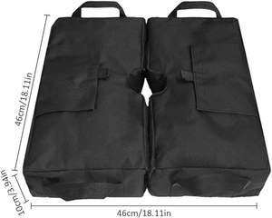 Bolsa de peso base de paraguas a prueba de viento para exteriores, bolsas de arena de fijación resistentes - Product Image 4