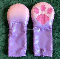 Gants d'animaux gonflables personnalisés en usine, jouets gonflables amusants, pattes gonflables à vendre