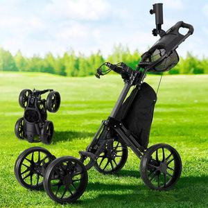 Vierwiel elektrische golfkar trolleytas roestvrijstalen golftrolley - Product Image 5