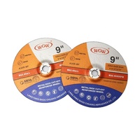Disque de meulage en métal WGW T27, longue durée, lisse, 230 x 6 x 22,23 mm, 9 pouces, 80 m/s, haute dureté, meuleuse d'angle portable