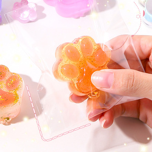 TKT DIY Material Kit Set Jelly Wax Squeeze Fun Wax Seal Cat Paw Beads Silicone Stress Relief Toy Unisex 14 <b>Years</b> - Product Image 1