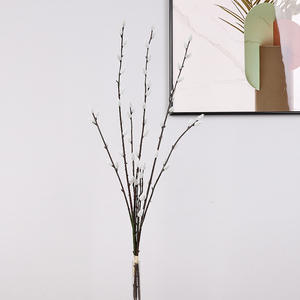 Nuevas <span class=keywords><strong>Ramas</strong></span> Artificiales <span class=keywords><strong>de</strong></span> <span class=keywords><strong>Salix</strong></span> Argyracea Blancas JingRui <span class=keywords><strong>de</strong></span> 70 cm, Arreglo Floral para Interiores, Decoración para el Día del Padre y Graduaciones - Product Image 5