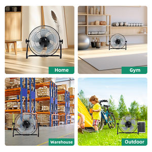 ソーラーパネル付きDc充電CE認定屋外キャンプソーラークールエアタワーソーラーフロアスタンディングファン - Product Image 6