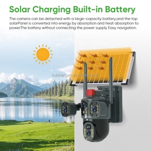 Eseecloud 12MP 4Lens 3Screens 6K 4G Sim Card Solar Outdoor 360 PTZ IP CCTV <b>Wireless</b> WIFI Surveillance Network <b>Security</b> <b>Cameras</b> - Product Image 5