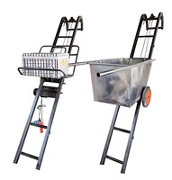 Chariot élévateur de chargement, petit chariot électrique pliable mobile pour le chargement de palettes, pour un usage domestique et automobile