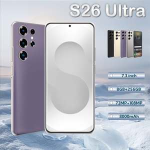 Top-Verkäufe Niedrigster Preis = Unschlagbares Angebot S26 Ultra Smartphone 8GB 256GB entsperrte Dual-Karte 7,3-Zoll-Bildschirm Mobiltelefone - Product Image 2