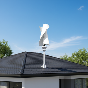 Éolienne domestique en gros 1 kW à axe vertical 12 V 24 V pour système solaire hybride hors réseau à faible bruit pour usage domestique - Product Image 2