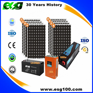 ระบบพลังงานแสงอาทิตย์แบบออฟกริด 5KW 8KW 10KW สำหรับใช้ในบ้าน ชุดโซลาร์เซลล์ - Product Image 5