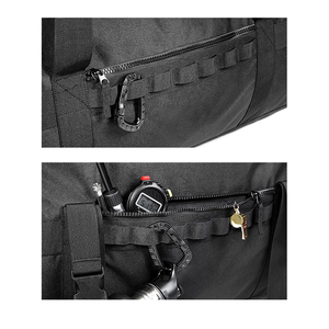 Borsone da viaggio per attrezzature da palestra sportive Extra Large per impieghi gravosi con spallacci regolabili a compressione - Product Image 2