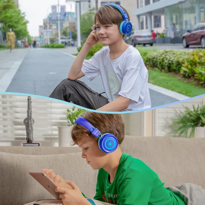 Neue Produkte Neue Bee Noise Cancel lation V5.0 Drahtloser Kinder kopfhörer Kinder Bluetooth Headset