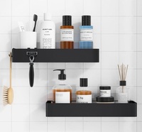 Étagère de Douche BX en Acier Inoxydable, Organisateur de Salle de Bain
