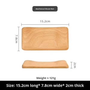 Puselife đen óc chó rắn gỗ cơ khí bàn phím <span class=keywords><strong>Palm</strong></span> phần còn lại cổ tay hỗ trợ nâng cao Trung Quốc - Product Image 6