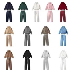 Conjunto de Sudadera con Capucha Informal Unisex para Otoño e Invierno, con Forro Polar - Product Image 4