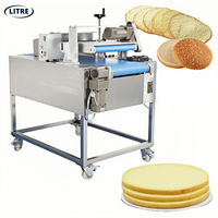 Trancheuse horizontale de qualité industrielle pour des couches uniformes de gâteau éponge, coupe-gâteau, machine à pain commerciale