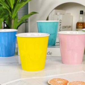 Multicolored Coffee Cup Macaron 5pcs/set Christmas <b>Gift</b> Bone China Home Handmade Artwork - Product Image 4