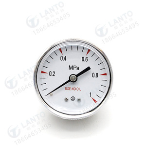 เกจวัดแรงดันแบบอนาล็อก 0-1 เมกะปาสคาล ทำจากสแตนเลส 316L สำหรับใช้กับท่อ - Product Image 1