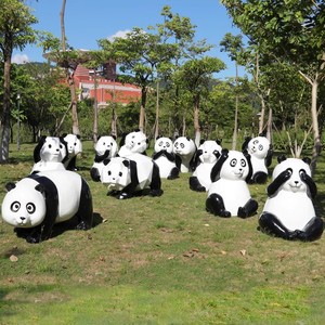 Escultura de <span class=keywords><strong>Panda</strong></span> de Resina Personalizada para Decoración de Parques, Figura de <span class=keywords><strong>Panda</strong></span> de Tamaño Real, Estatua de <span class=keywords><strong>Panda</strong></span> de Fibra de Vidrio - Product Image 5
