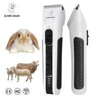 Tondeuse pour animaux de compagnie SiMAiSHEN-D10-D, nouvelle tondeuse électrique pour lapins et chiens, écran LED, rechargeable par USB, moteur à 3 vitesses, puissance 7000 tr/min