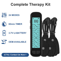 Stimulateur musculaire numérique TENS EMS pour la relaxation des épaules, du dos, de la taille et des jambes avec écran LCD et électrodes