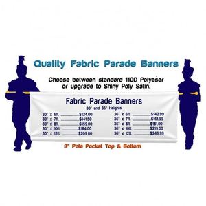 Bandera de Desfile de Alta Calidad para Exteriores, Duradera, de Tela de Poliéster Satinado, Diseño Personalizado, con Borlas y Flecos, Bandera de PVC - Product Image 4