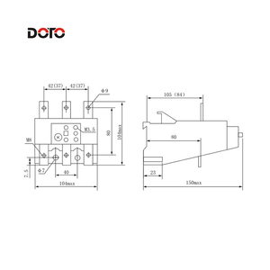 3ua loạt chèn loại điện tử quá tải nhiệt <span class=keywords><strong>Relay</strong></span> 3ua 60/61 JRS2-150 nhiệt quá tải <span class=keywords><strong>Relay</strong></span> - Product Image 6