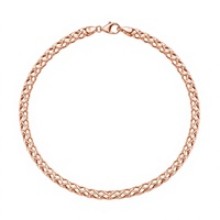 Collar de Cadena Cubana en Tono Dorado Personalizado con Colgante de Eslabones Trenzados, Cadena de Joyería Gratis para Regalo y Fiesta