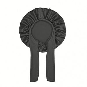 Gorro de Dormir Ajustable para Bebés, de Seda, con Lazo Elástico, Gorro de Satén para Bebés - Product Image 4