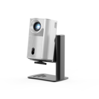 Projecteur LCD LED portable de haute qualité CE CCC avec haut-parleur intégré, support, prise en charge 4K, Android 9, WiFi, 6000 lumens, OEM/ODM