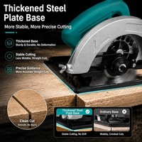 Scie circulaire électrique portative mini professionnelle haute puissance pour la coupe du bois