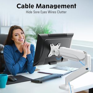 <span class=keywords><strong>Bras</strong></span> de <span class=keywords><strong>moniteur</strong></span> articulé à ressort simple KALOC DS300 pour écran PC robuste, réglable et portable - Product Image 5