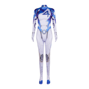 Fantastic Four Invisible <b>Woman</b> Bodysuit <b>Cosplay</b> Costume Zentai Catsuit Halloween Party Outfit - Product Image 4