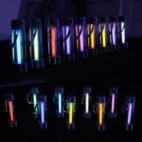 Porte-clés lumineux avec lampe, outil d'éclairage automatique, lumières d'urgence pour la sécurité en extérieur et les outils de survie