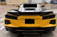 Aileron arrière en fibre de carbone pour Chevrolet Corvette C8 2020-21, nouveau modèle, véritable carbone, aileron de coffre arrière, haute qualité
