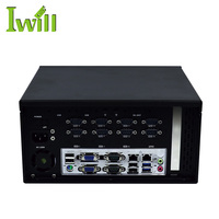 ZPC-X4 desain kipas (H110) Intel Core I5 6500 Pc Mini Industri RS232 RS422 RS485 COM mendukung 1 * PCI-E X16 Slot