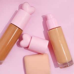 Maquillaje Rosa Cobertura completa BB Cream Base líquida Logotipo personalizado Maquillaje Base mate Maquillaje - Product Image 4