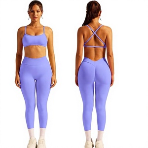 Leggings Deportivos de Compresión de Cintura Alta para Mujer, Bra Deportivo de Alta Sujeción, Transpirable, para Entrenamiento Físico - Product Image 1