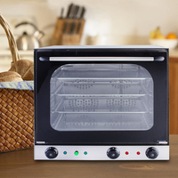 Four à convection électrique commercial pour comptoir, pour la cuisson, avec 4 plateaux, 4500 W, four de boulangerie commercial