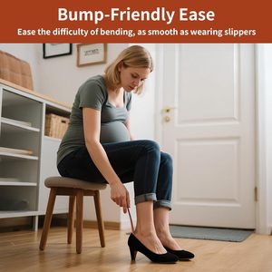 2Pcs chausse-pied, 9.05 pouces de haute ténacité en plastique avec trou de suspension, léger pour femme <span class=keywords><strong>enceinte</strong></span>, personnes âgées, hommes, enfants - Product Image 6