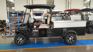 Carrito de Golf Eléctrico de 2 Plazas con Caja de Carga de Aluminio y Enganche de Remolque Reforzado - Product Image 3