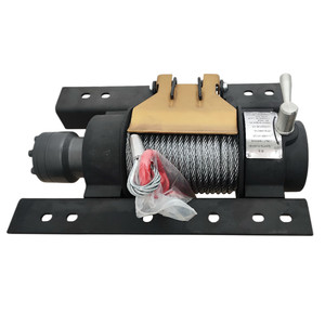 Argano idraulico 11000/13000/15000/20000 Lbs capacità 24V/12V verricello in acciaio per autostrada gru - Product Image 1
