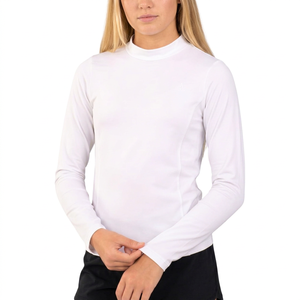 Rashguard à manches longues respirant UPF50, col rond, compression, arts martiaux, pour MMA, BJJ, Jiu Jitsu - Product Image 1