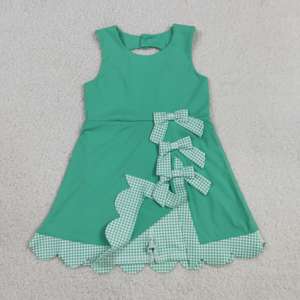 RTS Boutique Bows - Vestido Deportivo con Estampado a Cuadros para Niñas Pequeñas, Pantalones Cortos Deportivos con Forro, Ropa Deportiva ODM para Yoga, Vestido para Jugar Tenis - Product Image 4