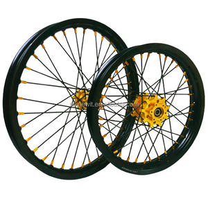 Roues de moto électrique en alliage d'aluminium de couleur personnalisée pour <span class=keywords><strong>Sur</strong></span> <span class=keywords><strong>Ron</strong></span> Ultra Bee 17 pouces Supermoto - Product Image 2