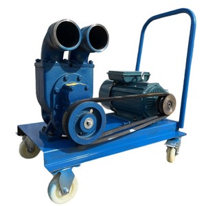 Pompe à eaux usées électrique auto-amorçante 50-100 L/min bleue pour la gestion des eaux usées agricoles - Product Image 5